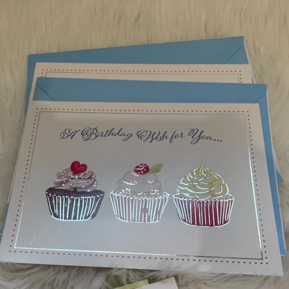 15 Assorted Birthday Cards with matching print envelopes